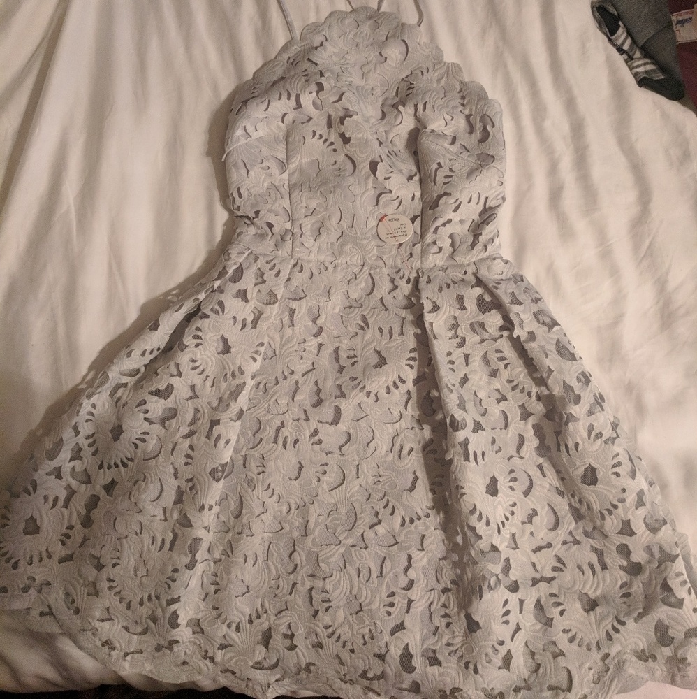Chi Chi London premium lace dress